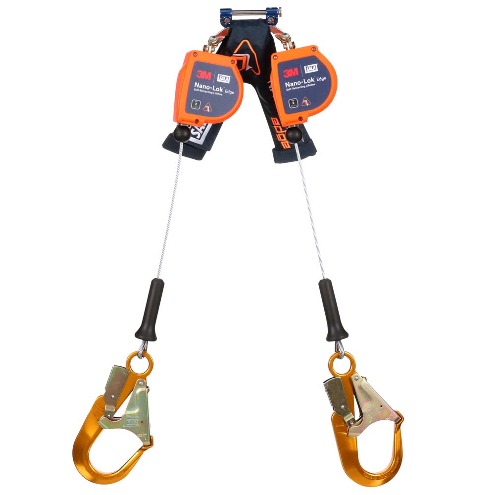 3M DBI-SALA Nano-Lok Edge Twin-Leg Personal 8-Foot Self-Retracting Lifeline from GME Supply